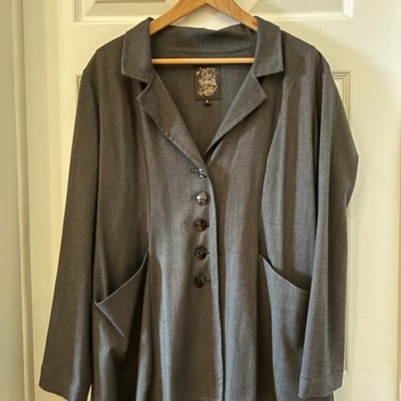 Super-Stylin' Ascot-style luxury Jacket NWOT - Picture 3 of 5